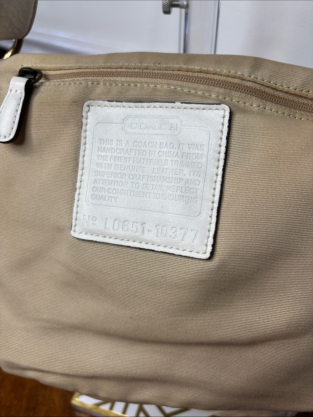 Coach Vintage Optic Signature C Crossbody/Shoulder in Jacquard w/ Leather Trim - Picture 7 of 16